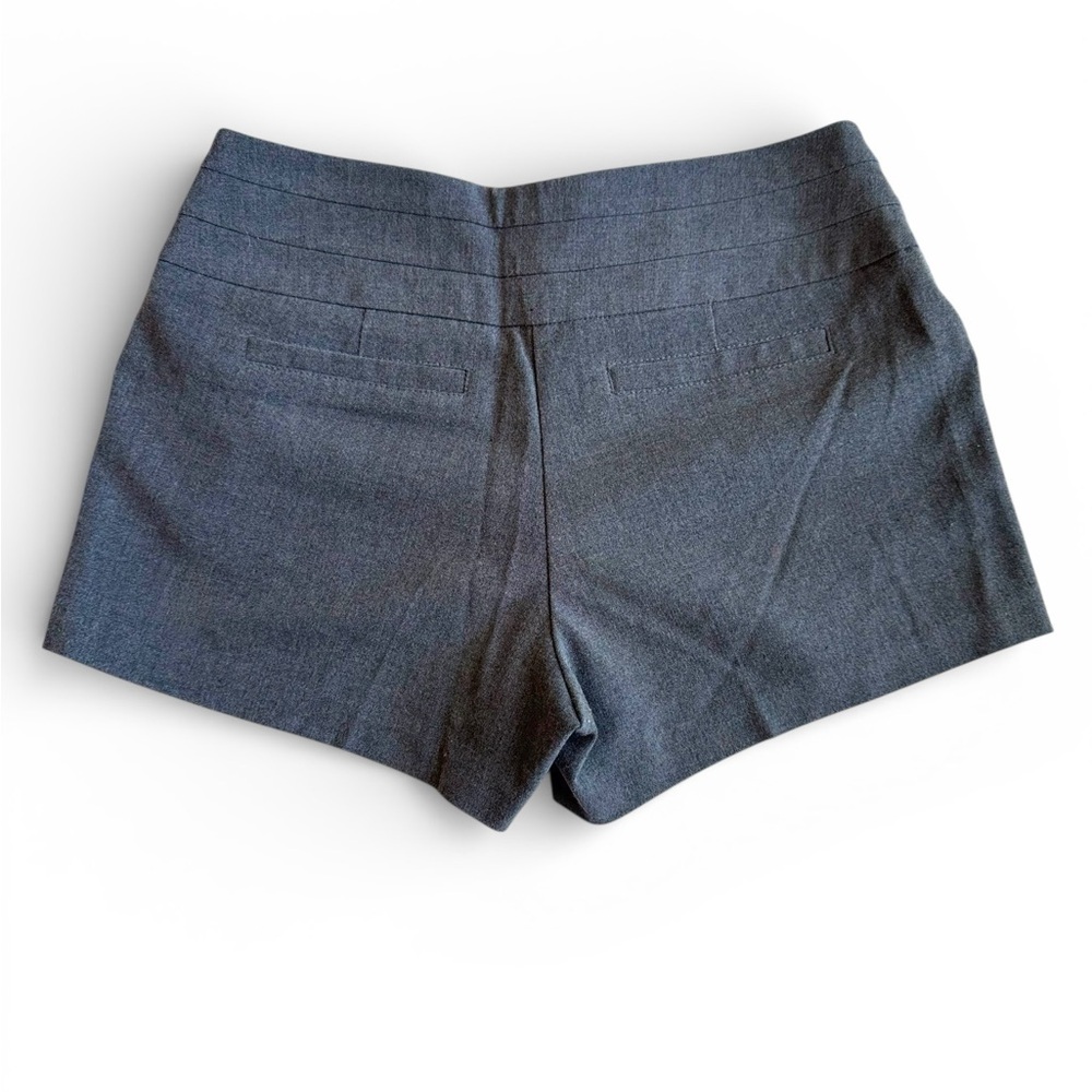 Elegant Business Casual Gray Women's Shorts